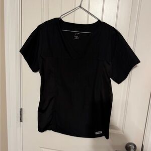 Black MOBB V-Neck Women's Scrub Top